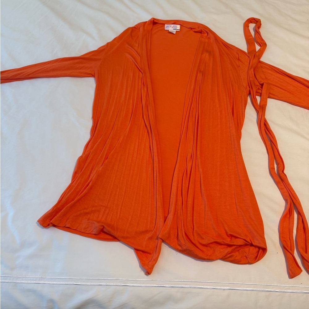 Men’s short jersey knit robe, Small